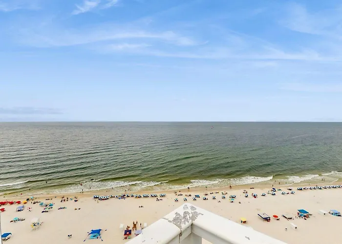 Gulf-front W Great Balcony Ocean View Ac & Shared Pools Hot Tubs & Gym *