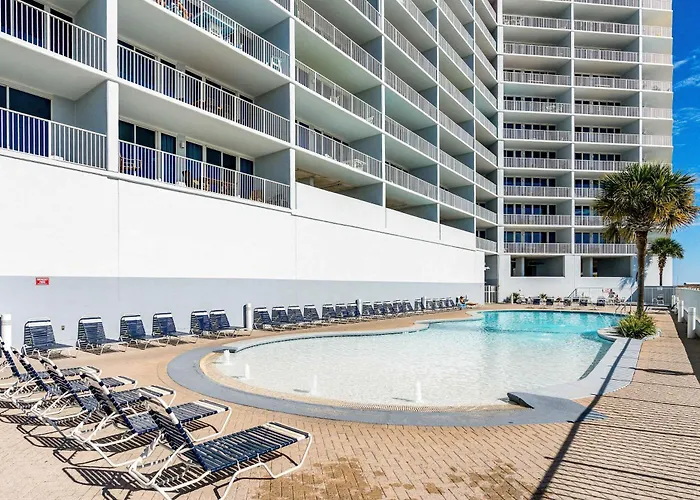 Gulf-front W Great Balcony Ocean View Ac & Shared Pools Hot Tubs & Gym Holiday home Gulf Shores